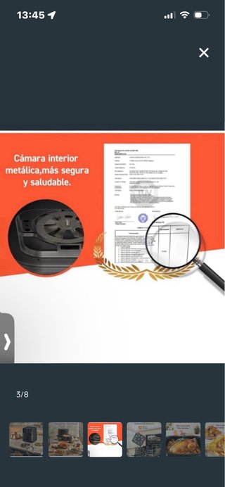 Freidora Cosori Premium 5.7 L