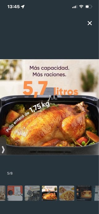 Freidora Cosori Premium 5.7 L