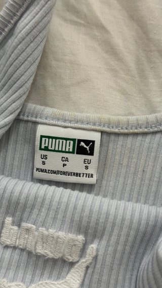 Top Puma azul sin usar