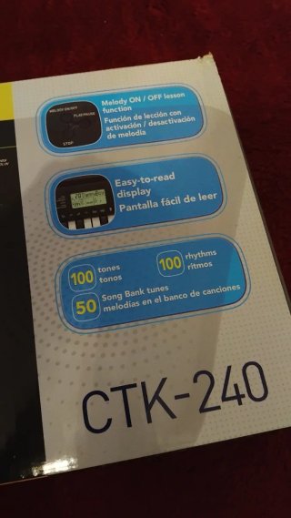 Teclado Electrónico Casio CTK-240