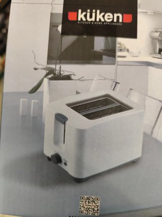 Tostador Küken 750W Blanco 2 Rebanadas