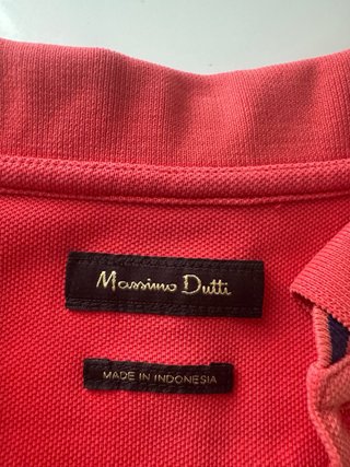 Polo Massimo Dutti Rojo