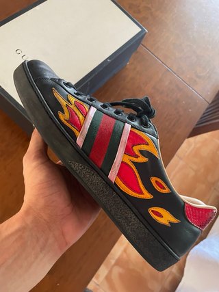 Gucci Ace Flames Alessandro Michelle 2016 talla 42