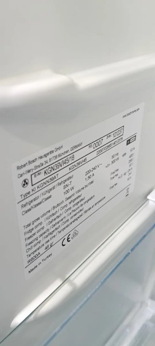 NEVERA COMBI BOSCH ACERO INOXIDABLE NO FROST A+