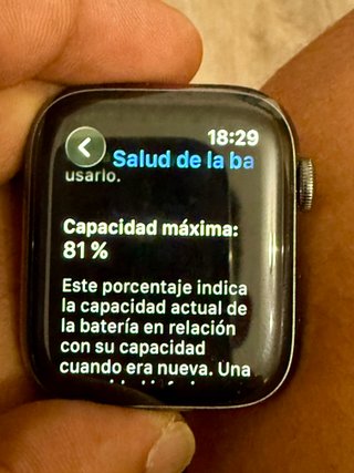 Apple wacht series 6 de acero de 44mm