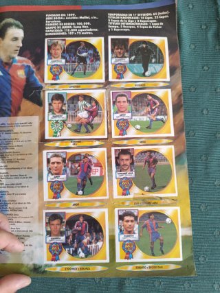 Album cromos Liga 94/95 Futbol 1ª División