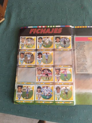 Album cromos Liga 94/95 Futbol 1ª División