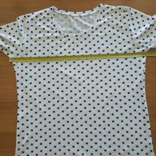 T-shirt donna maniche lunghe pois