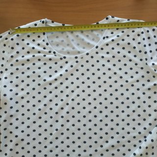 T-shirt donna maniche lunghe pois