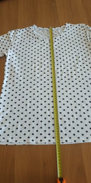 T-shirt donna maniche lunghe pois
