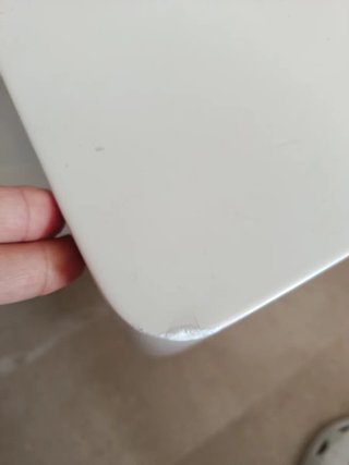 Mesa de centro lacada en blanco