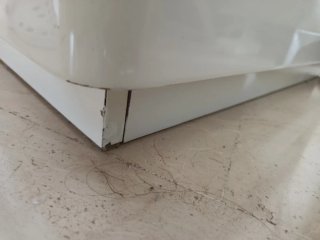 Mesa de centro lacada en blanco