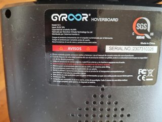 Hoverboard Gyroor G13 con luces LED