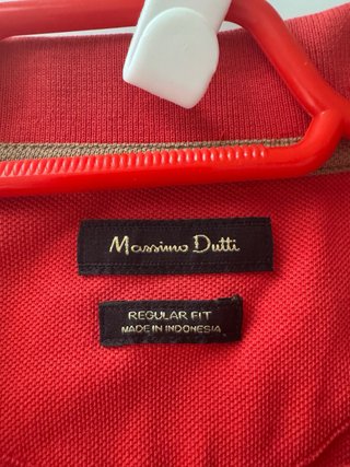 Polo Massimo Dutti Rojo