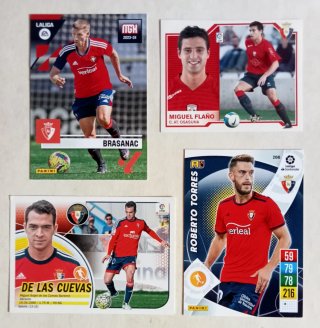 50 cromos del CA Osasuna