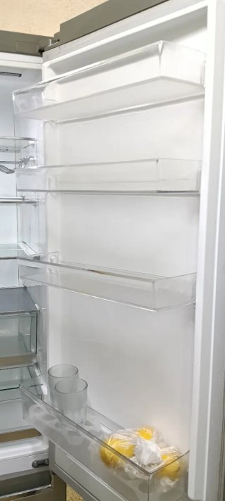 NEVERA COMBI L.G ACERO INOXIDABLE NO FROST A+++