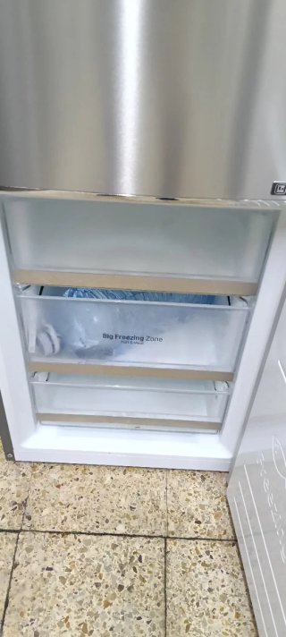 NEVERA COMBI L.G ACERO INOXIDABLE NO FROST A+++