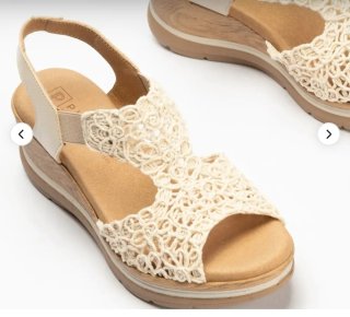 Sandalias Pitillo Beige