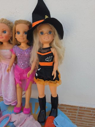 3 Muñecas Nancy con Accesorios