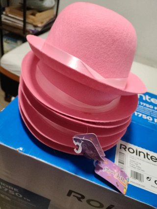 6 Bombines Rosas para Disfraz