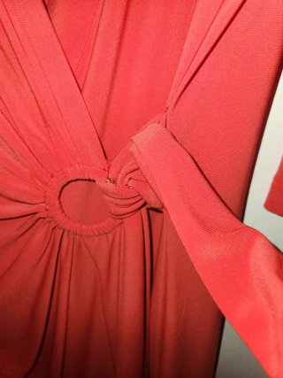 Abito rosso Nina Leonard
