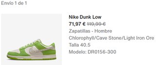 Nike Dunk Low AS Safari Chlorophyll T40,5