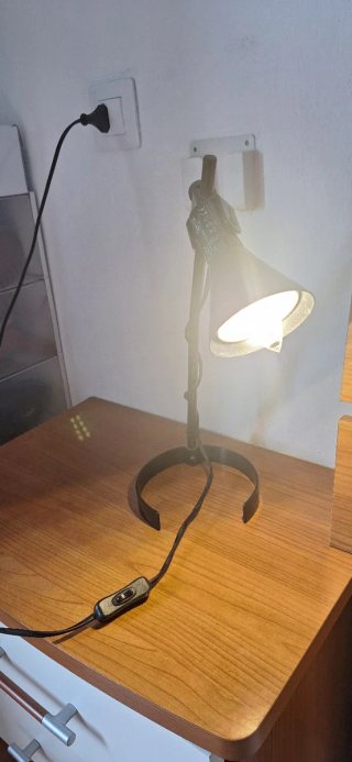 Lámpara Escritorio Flexo IKEA LAGRA Negra