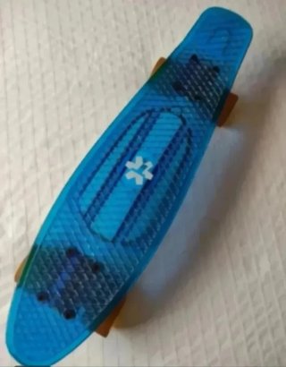 Monopatín Penny Tijuana Azul Transparente