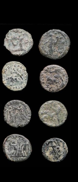 Lote de 16 Monedas Romanas Antiguas