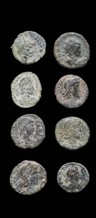 Lote de 16 Monedas Romanas Antiguas