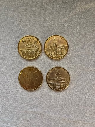 4 Monedas Conmemorativas FAMILIA REAL