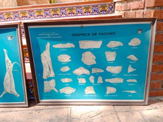 Cuadros antiguos carnicería (Oveja y Vaca)