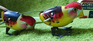 Pajaritos de hojalata vintage