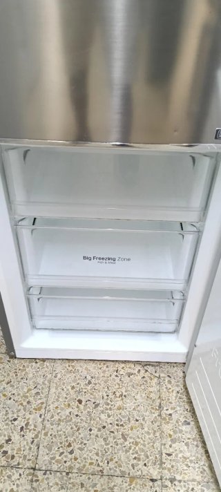 NEVERA COMBI L.G ACERO INOXIDABLE NO FROST A+++