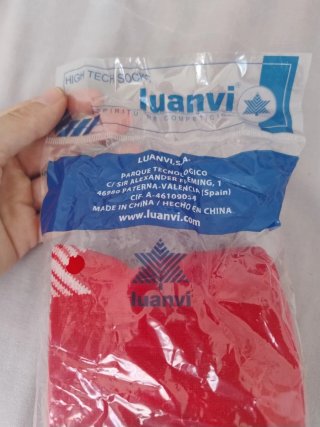 Medias Luanvi Fútbol Rojas Talla L Nuevas