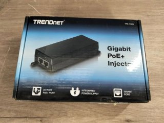 Inyector PoE+ TRENDnet TPE-115GI Gigabit 30W