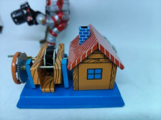 Lote Juguetes Hojalata Robot Tortuga Casa