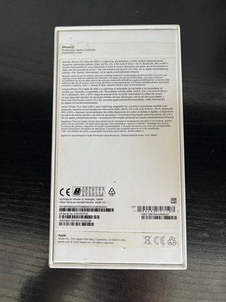 iPhone 13 128GB Medianoche + Caja Original