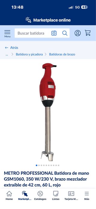 Batidora de mano Metro Professional