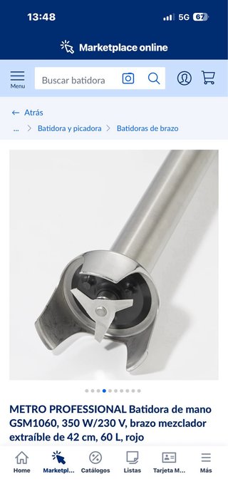 Batidora de mano Metro Professional