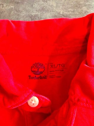 Polo Timberland Rojo Talla XL