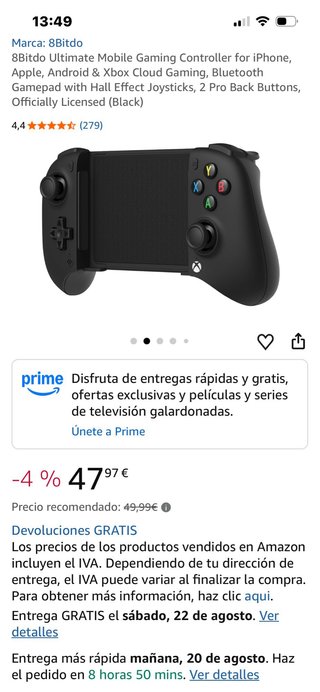 8BitDo Ultimate Mobile Gaming Controller Android