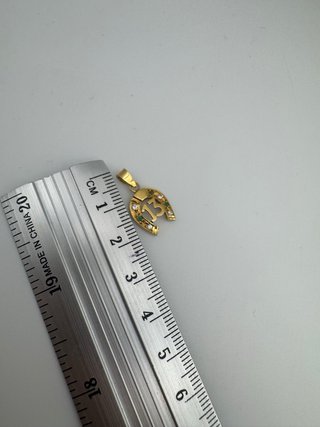 011-03-00589 COLGANTE HERRADURA 13 ORO 18K