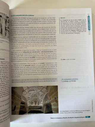 Historia de la filosofía, 2 Bachillerato