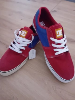 Zapatillas DC Shoes Hombre Rojas y Azules