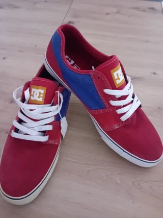 Zapatillas DC Shoes Hombre Rojas y Azules