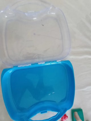 Maletín médico infantil azul y multicolor