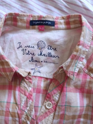 Camisa Chaleco Cuadros Talla L