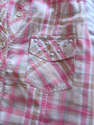 Camisa Chaleco Cuadros Talla L
