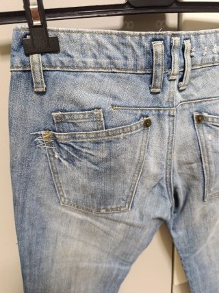 Pantalón vaquero Mango azul